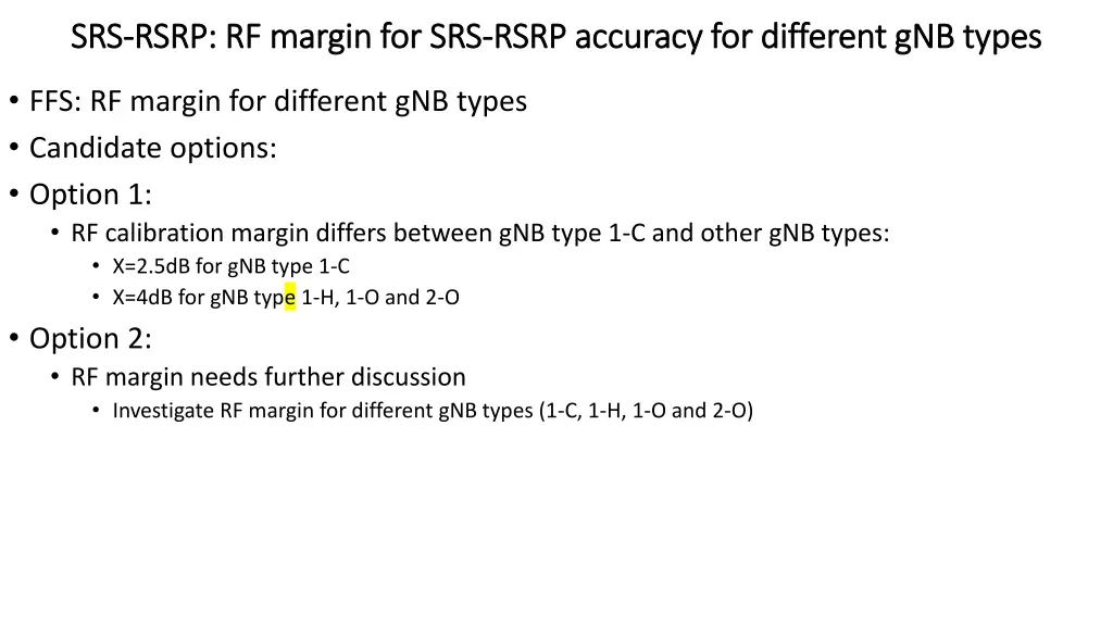 srs srs rsrp rf margin for srs rsrp rf margin