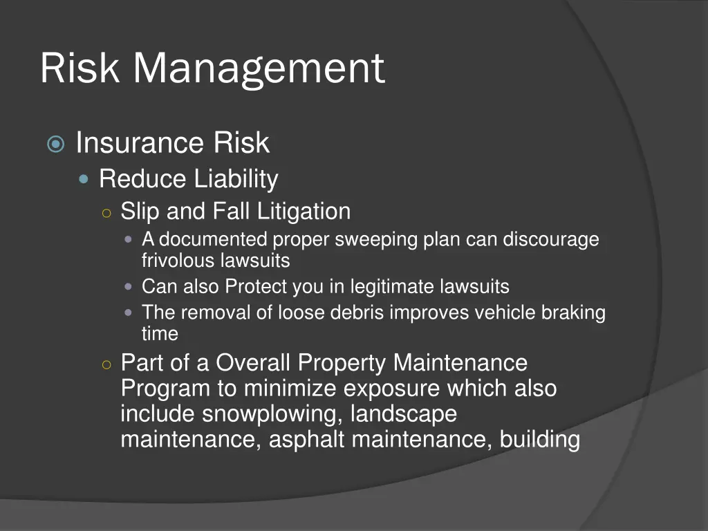 risk management