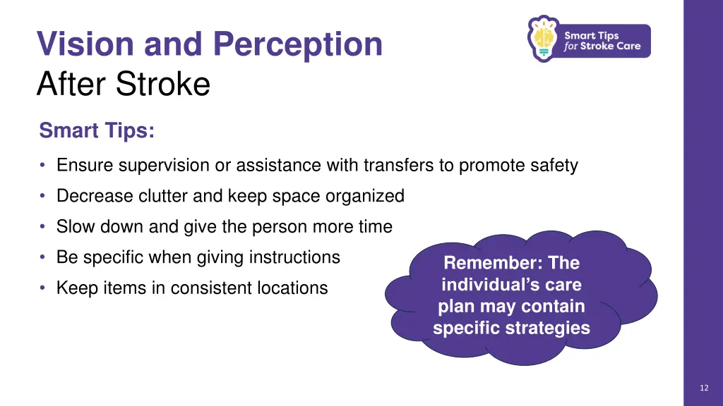 vision and perception after stroke 2