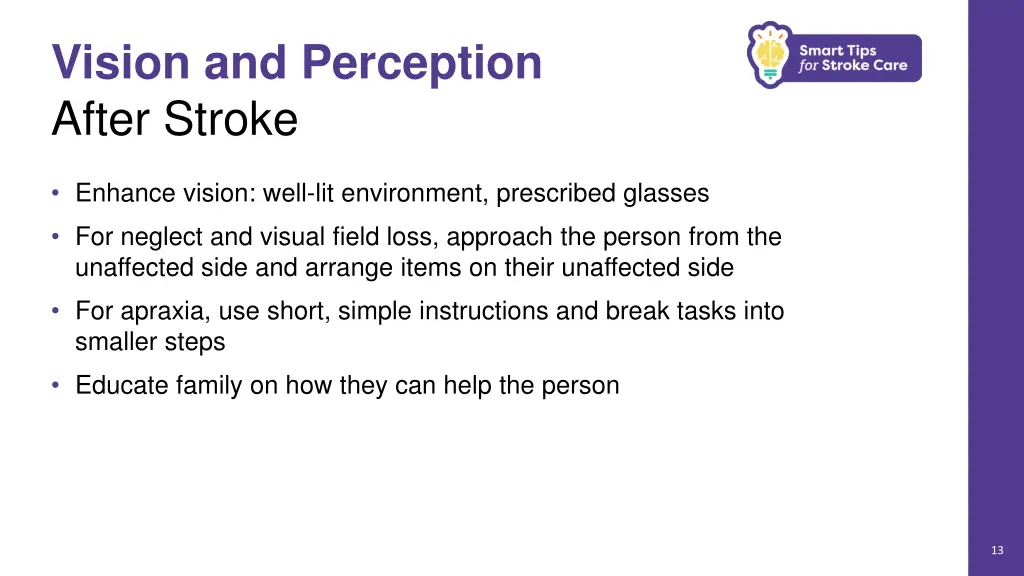 vision and perception after stroke 3