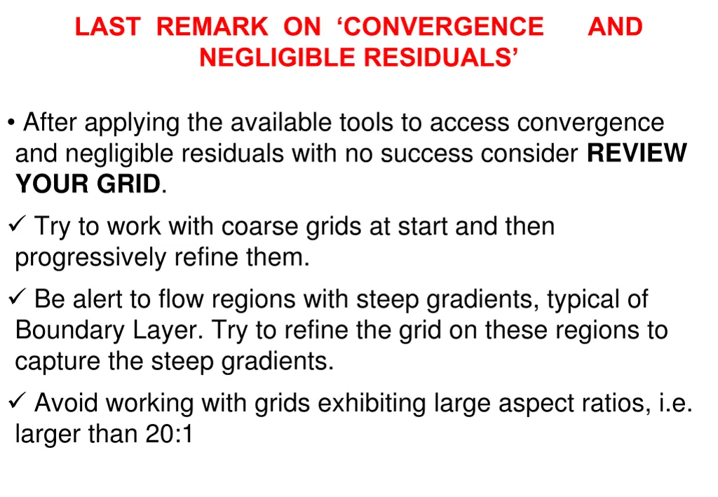 last remark on convergence and negligible