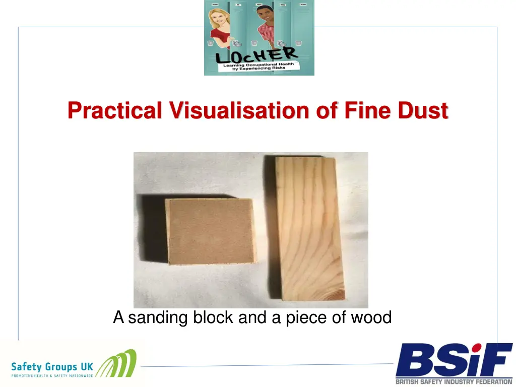 practical visualisation of fine dust