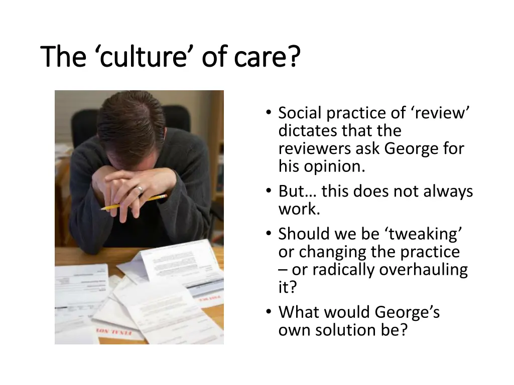 the culture of care the culture of care