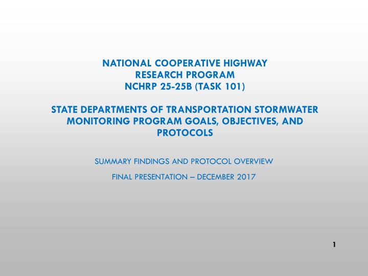 national cooperative highway research program