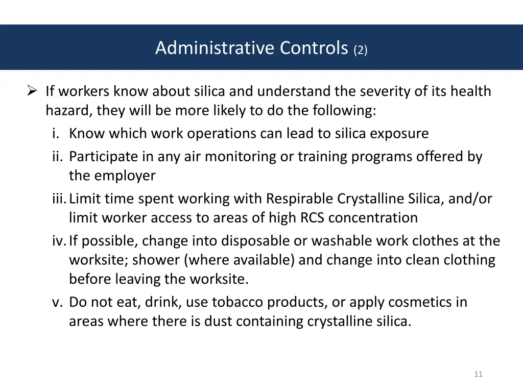 administrative controls 2