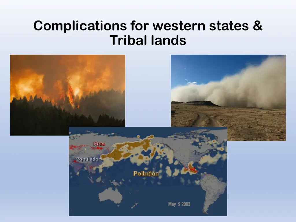 complications for western states tribal lands