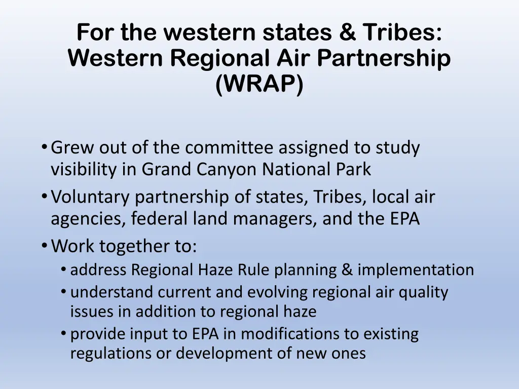 for the western states tribes western regional