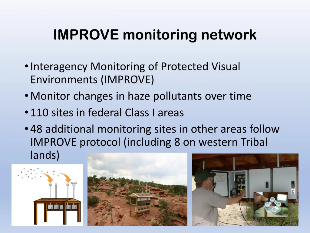 improve monitoring network