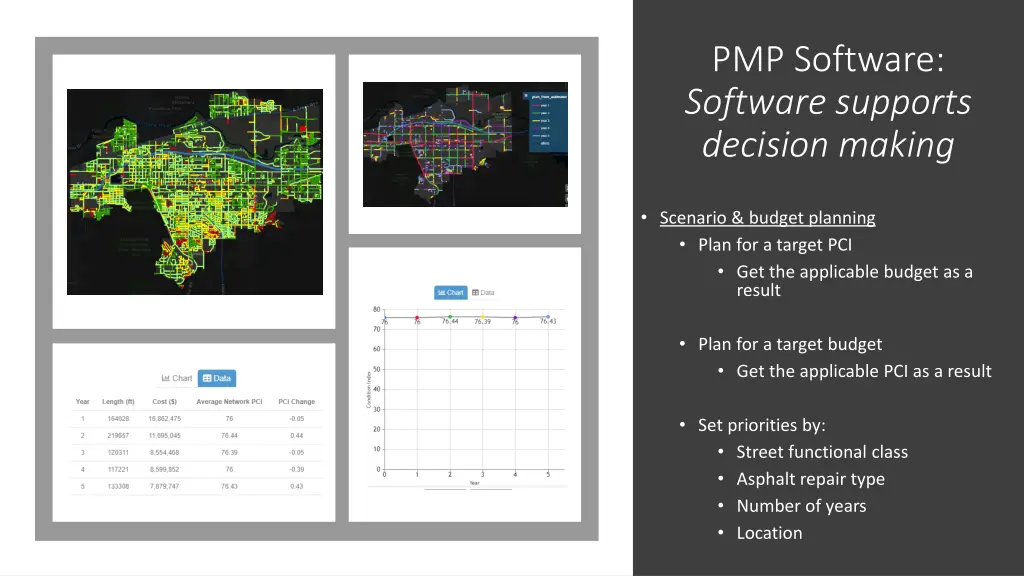 pmp software software supports decision making