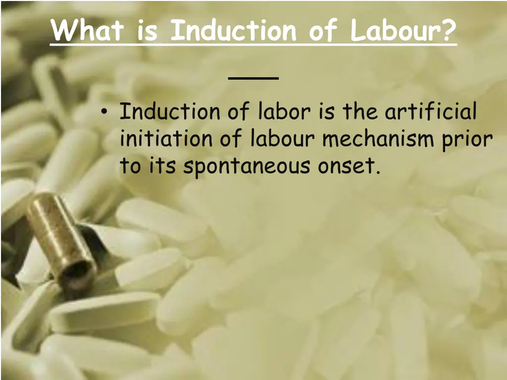 what is induction of labour