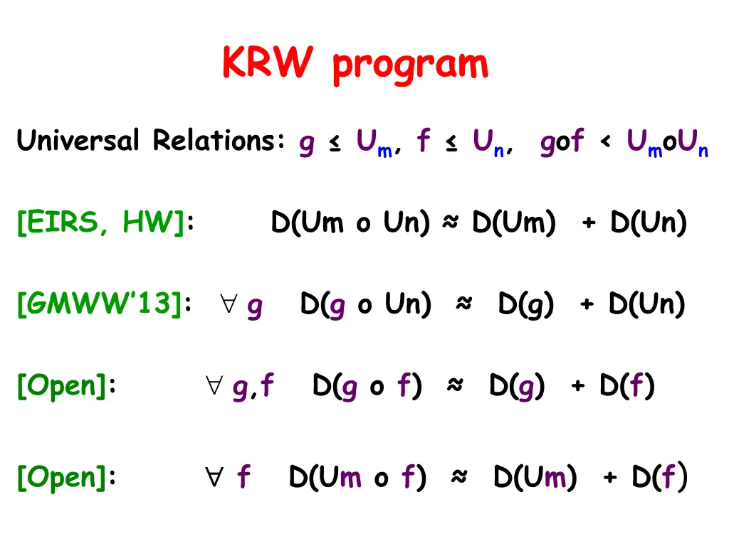 krw program