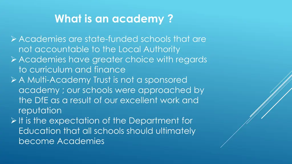 what is an academy