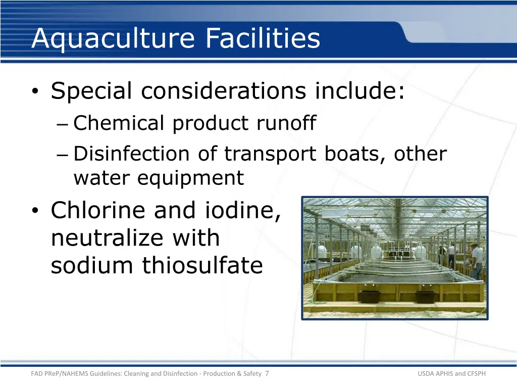 aquaculture facilities