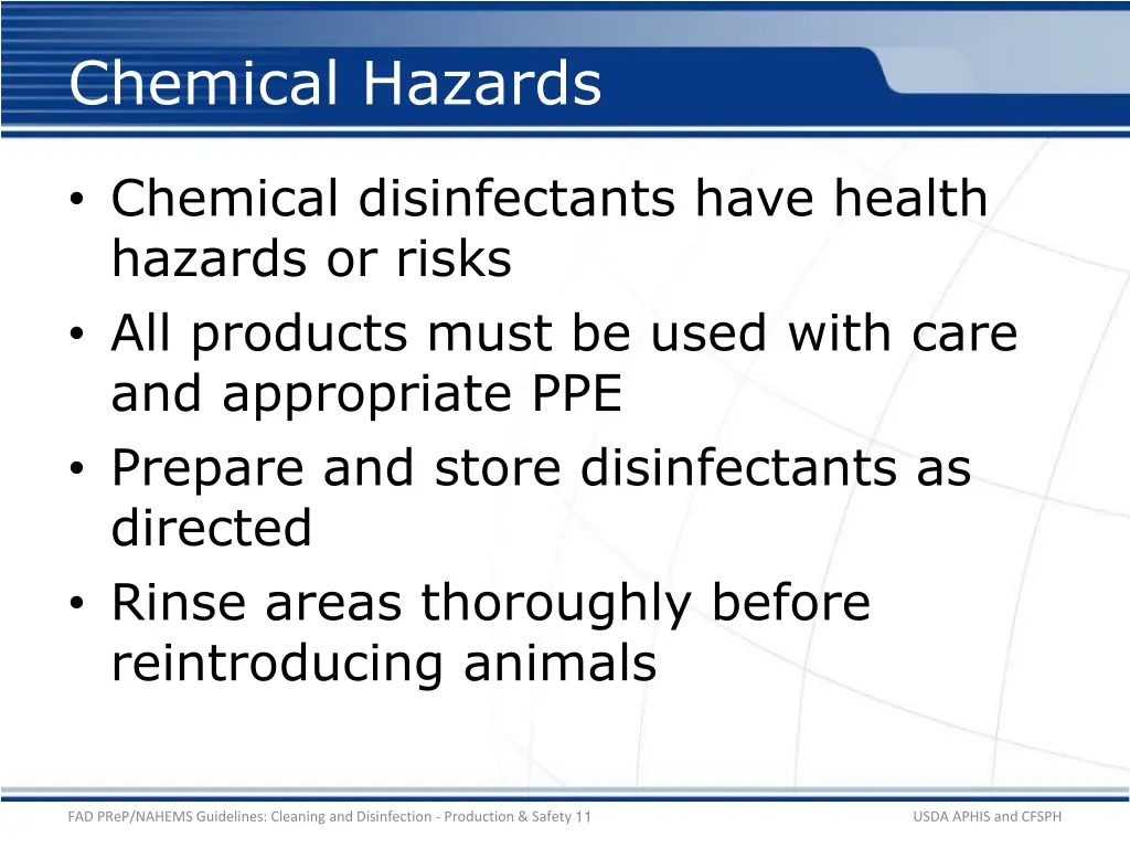 chemical hazards