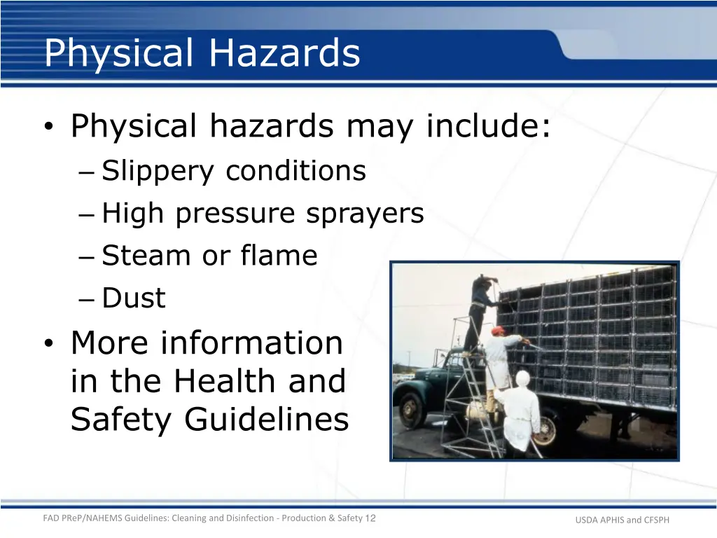 physical hazards