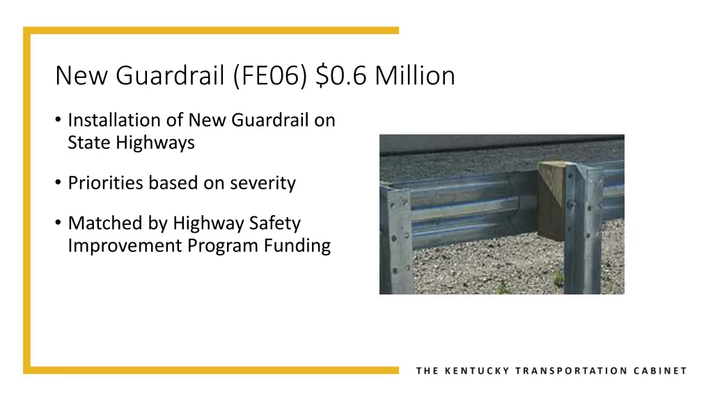 new guardrail fe06 0 6 million