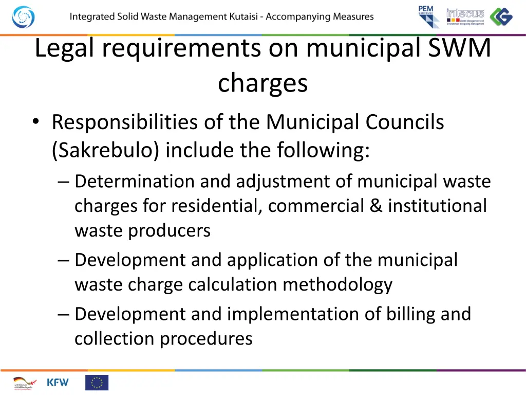 legal requirements on municipal swm charges 1