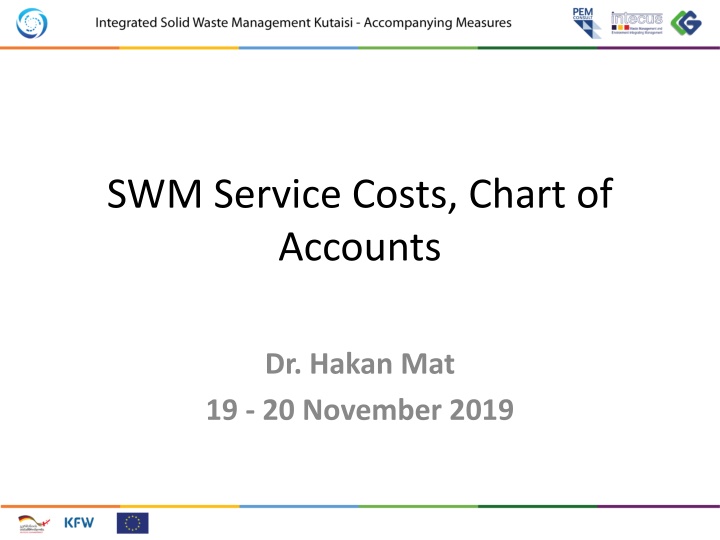 swm service costs chart of accounts