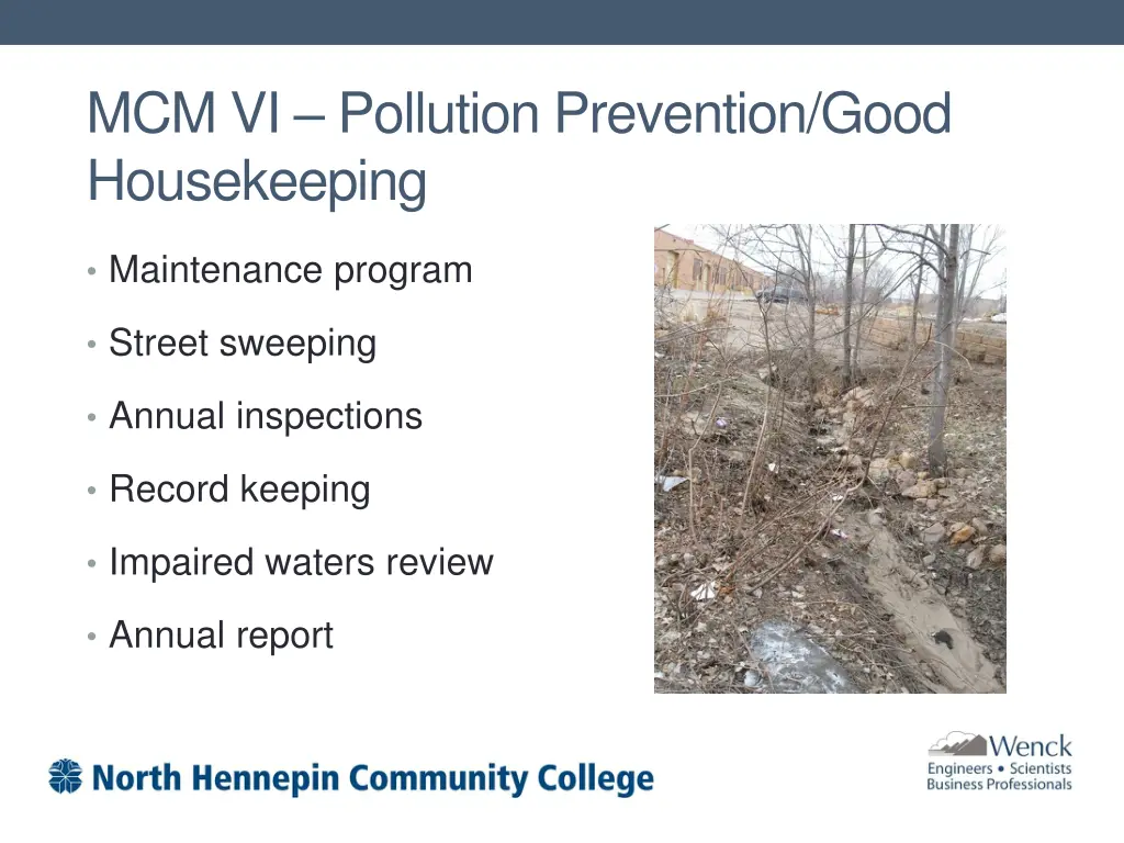 mcm vi pollution prevention good housekeeping