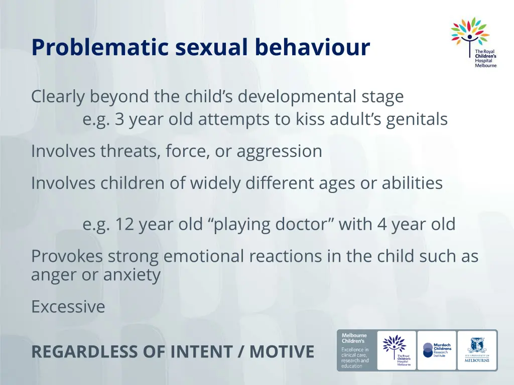 problematic sexual behaviour