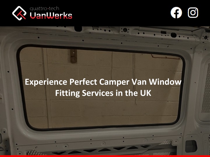 experience perfect camper van window fitting