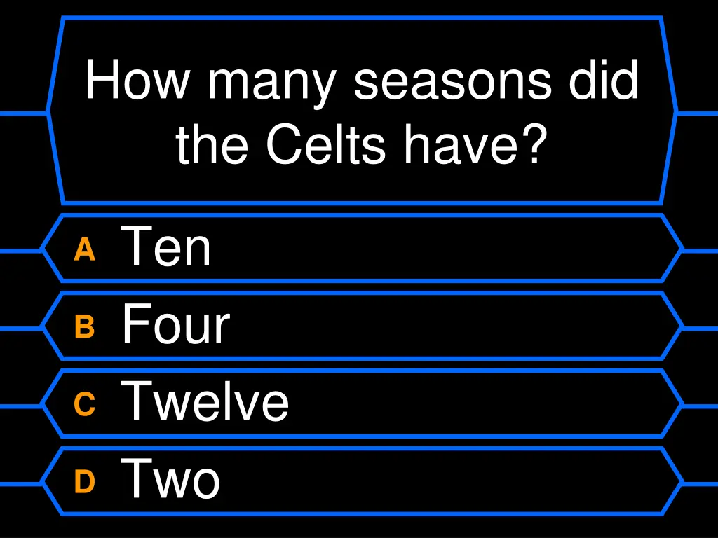 how many seasons did the celts have