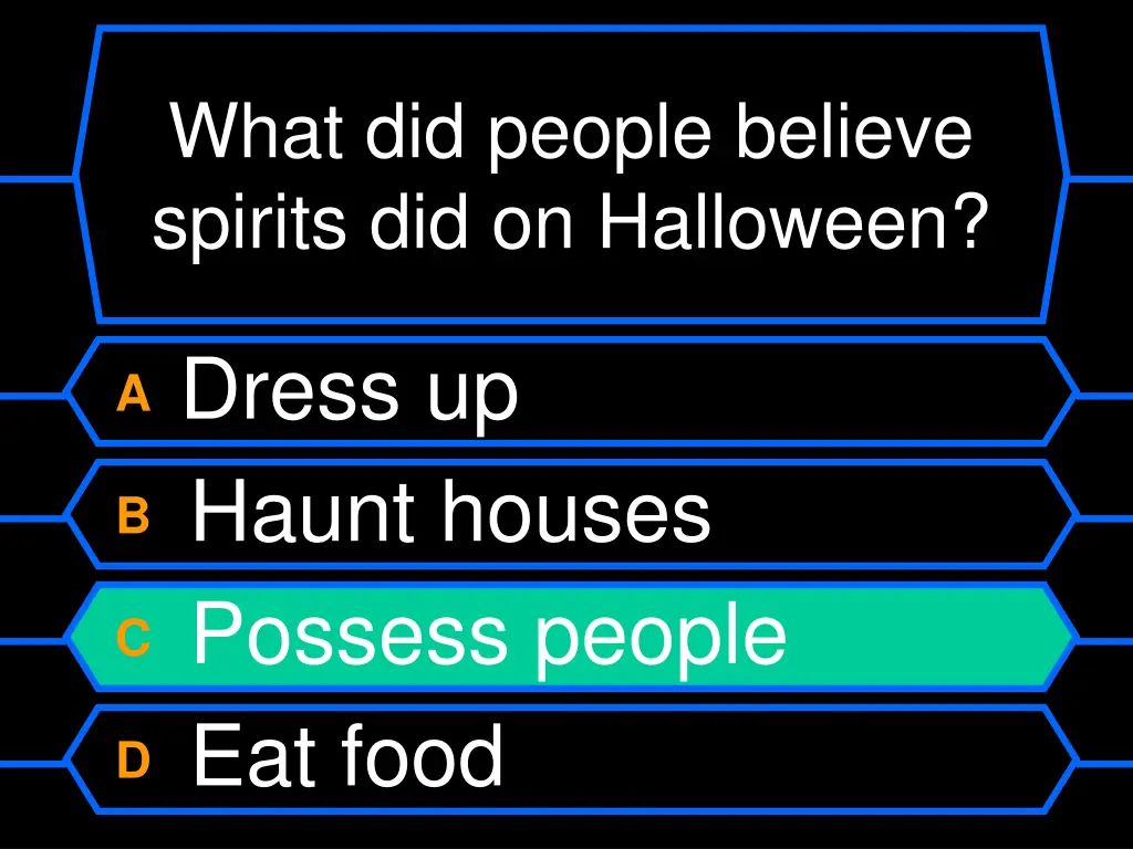 what did people believe spirits did on halloween 1