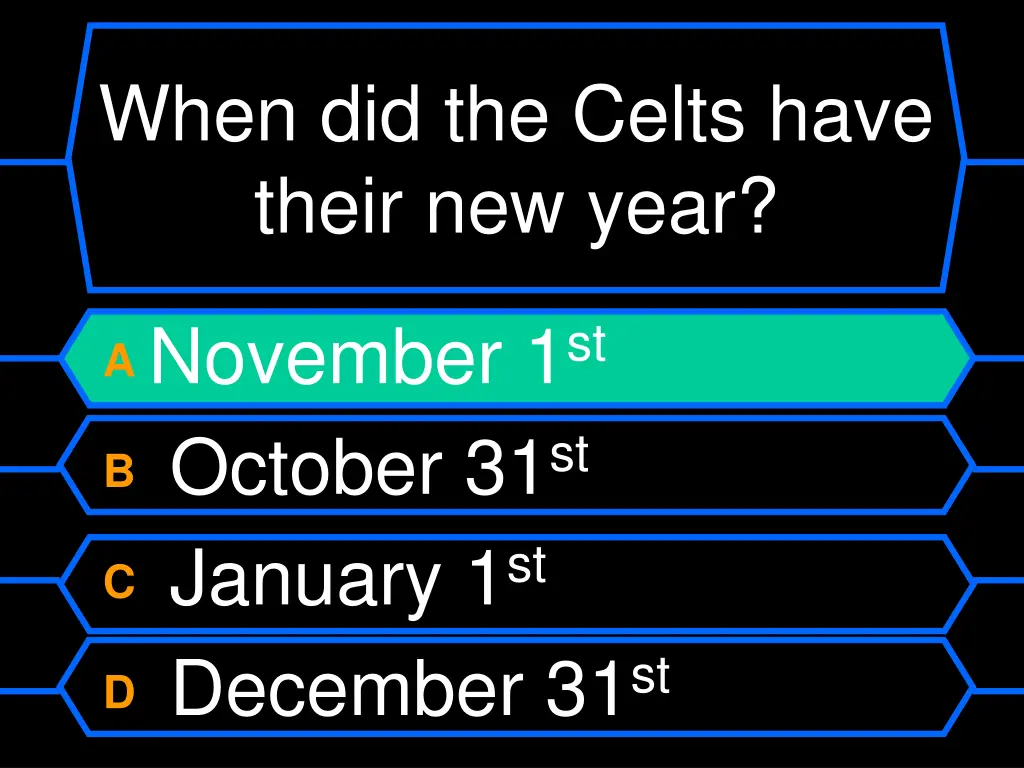 when did the celts have their new year 1