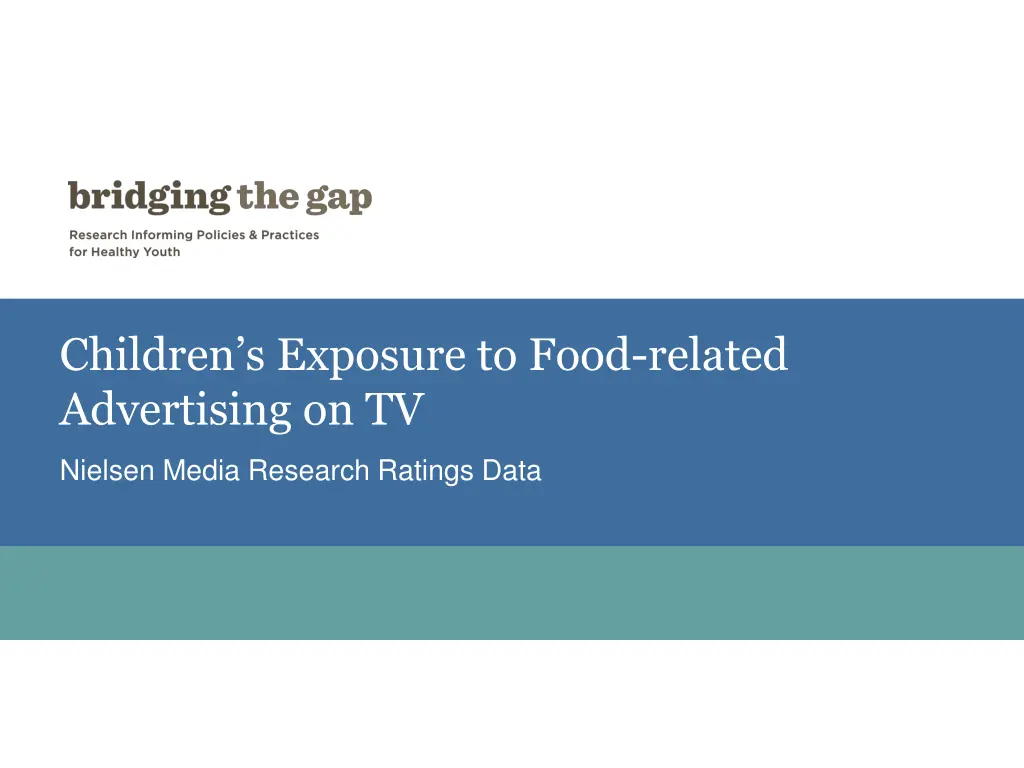 children s exposure to food related advertising