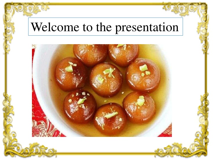 welcome to the presentation