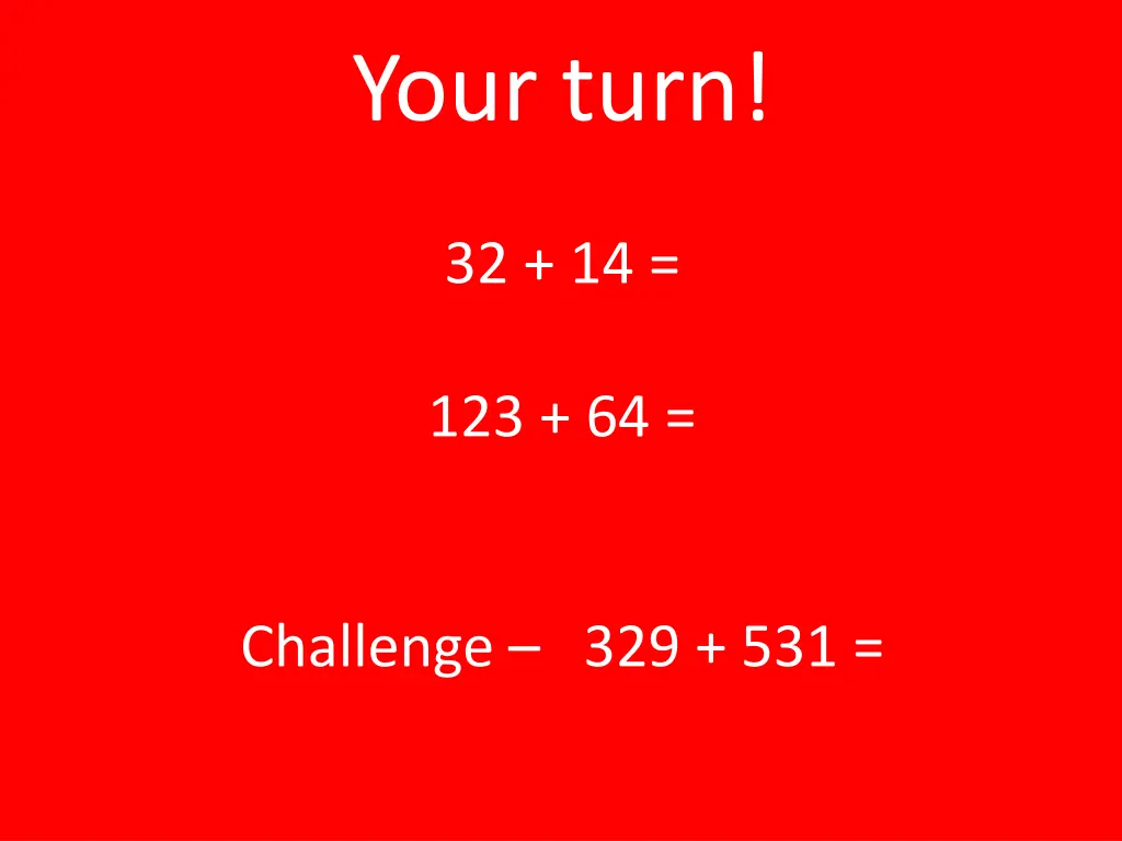 your turn