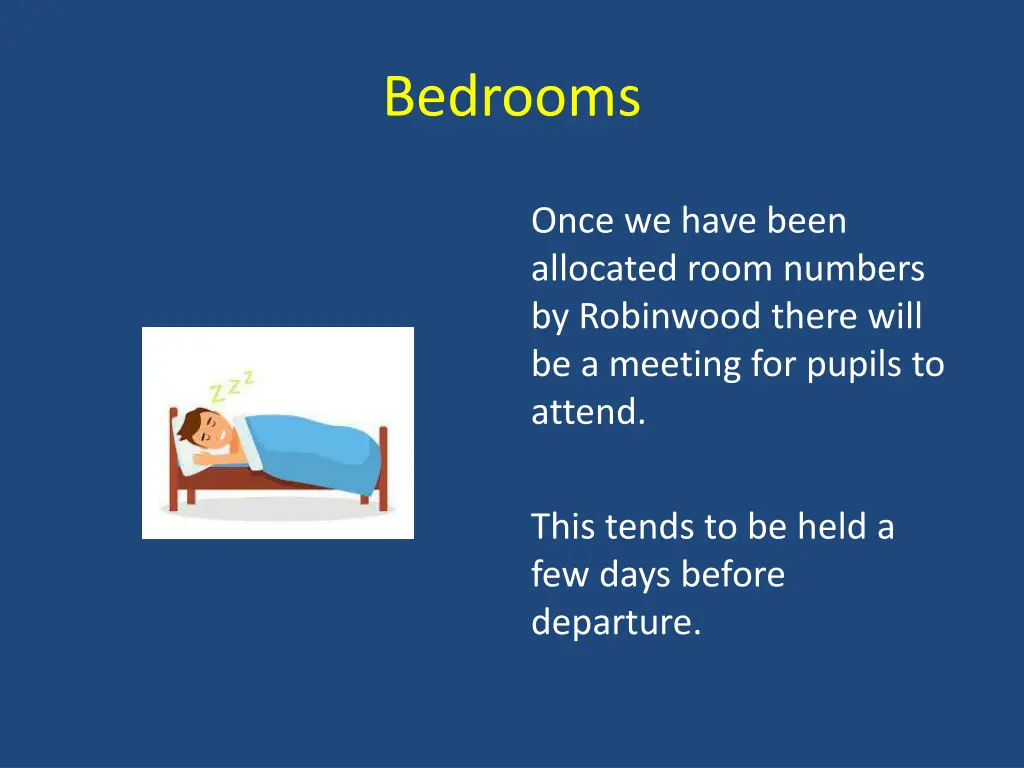 bedrooms