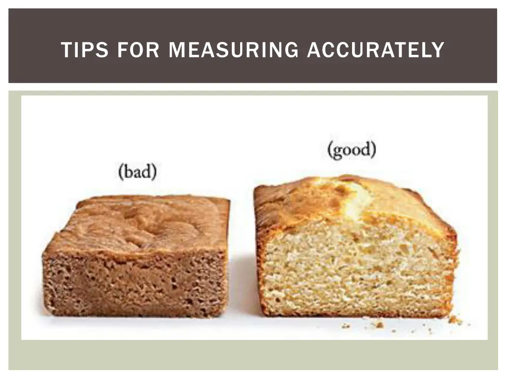 tips for measuring accurately