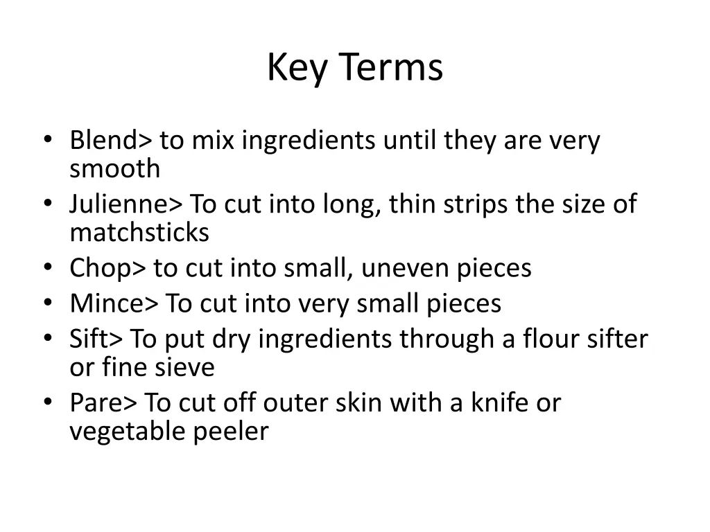 key terms 1