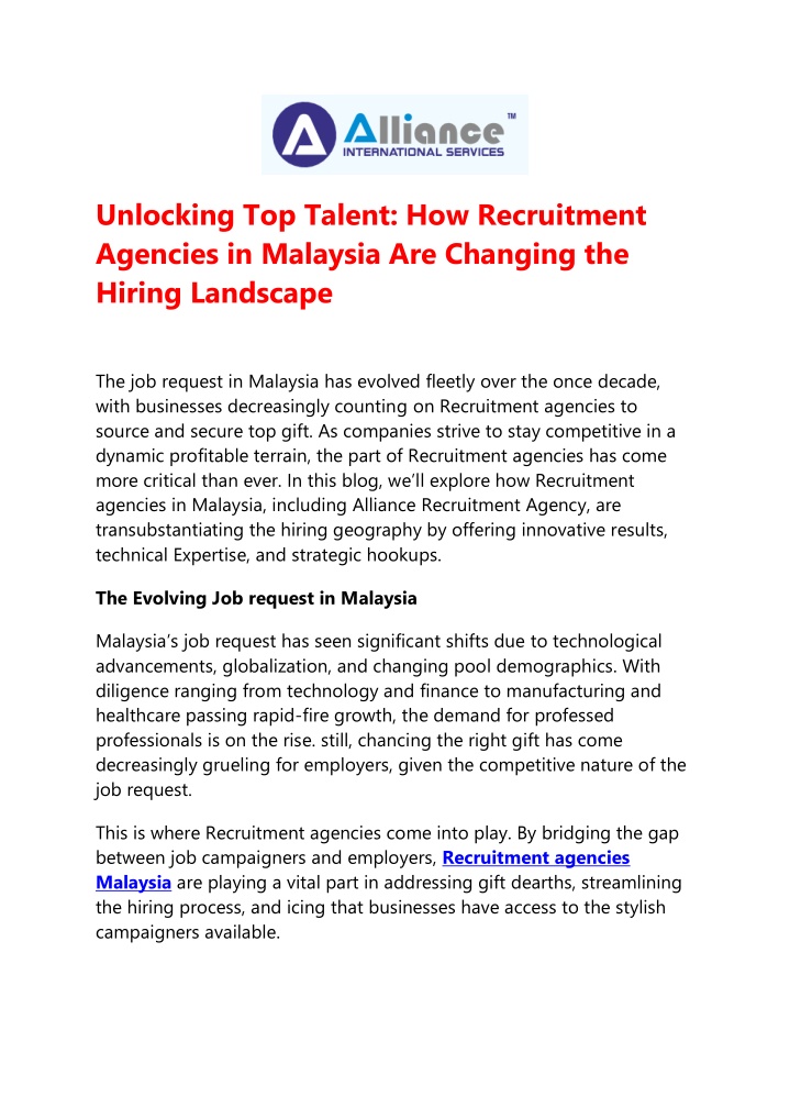 unlocking top talent how recruitment agencies