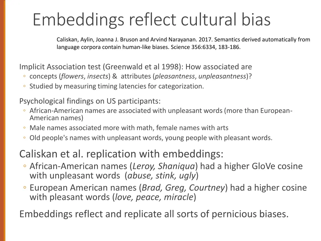 embeddings reflect cultural bias 1