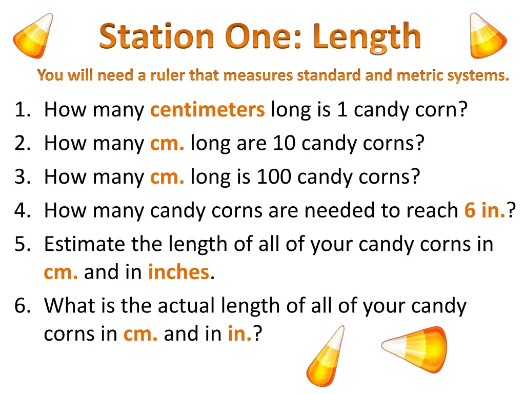 station one length