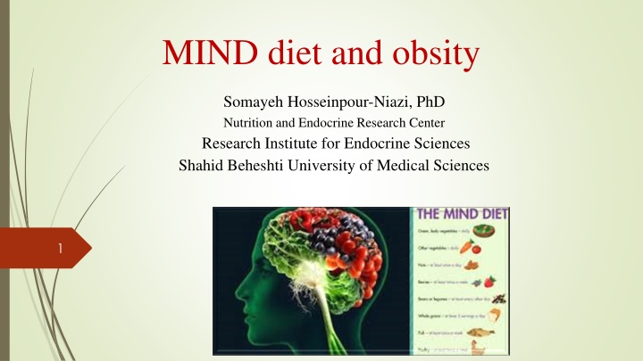 mind diet and obsity