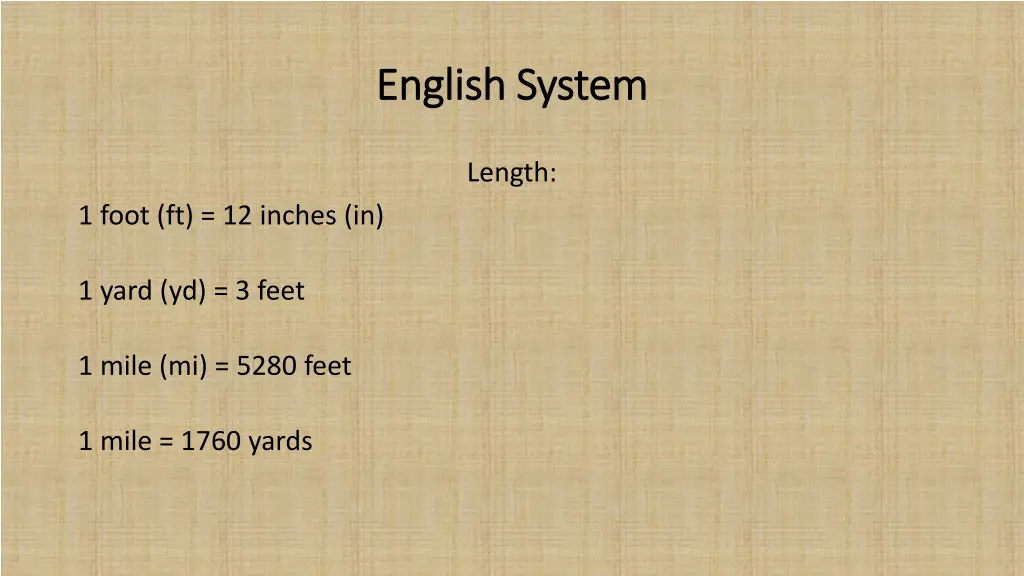 english system english system 1