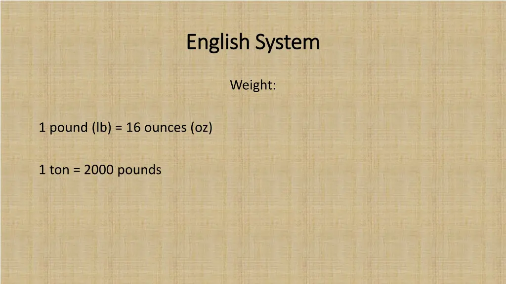 english system english system 2