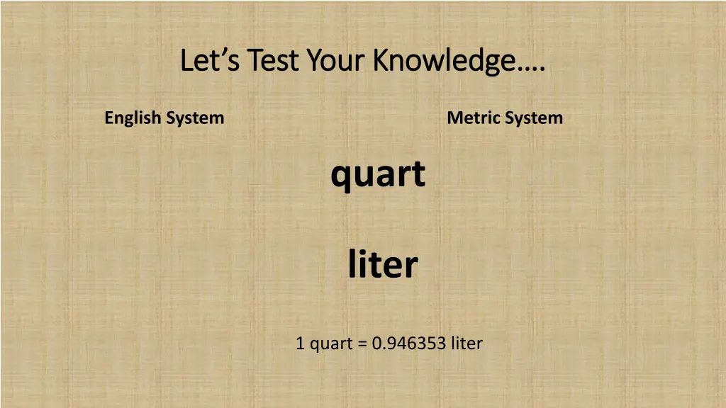 let s test your knowledge let s test your 3