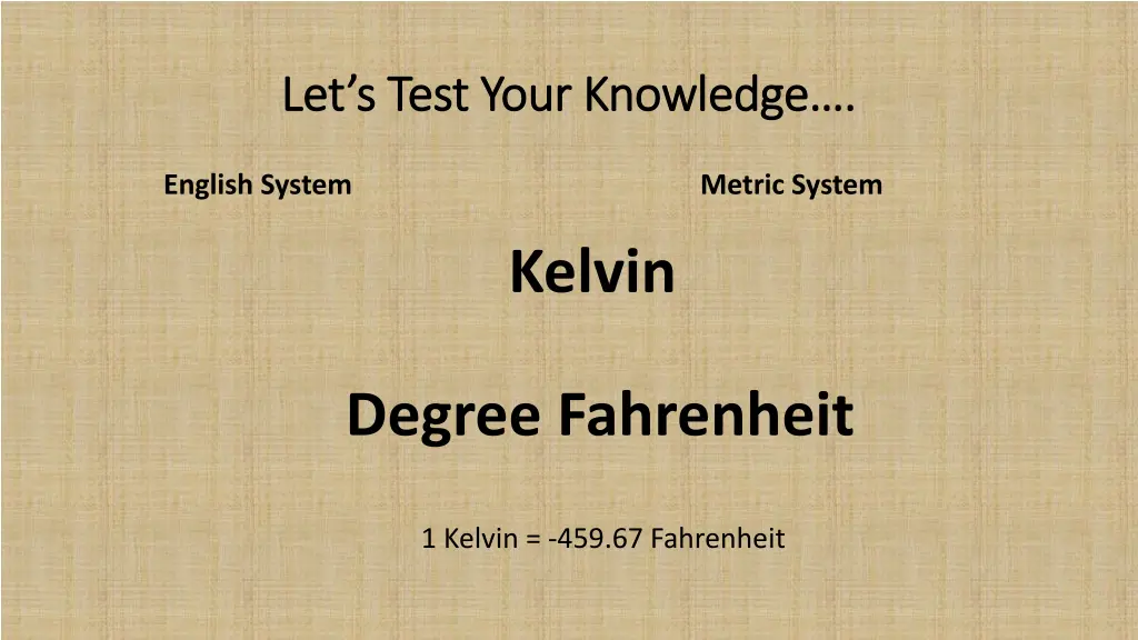 let s test your knowledge let s test your 5