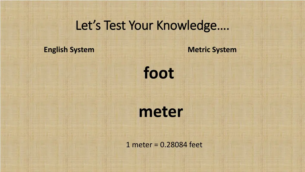 let s test your knowledge let s test your