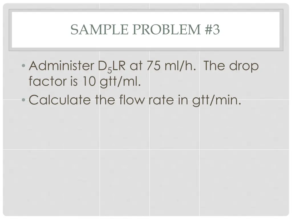 sample problem 3