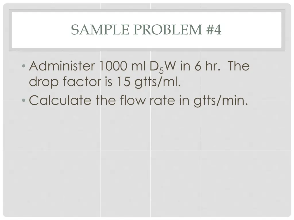 sample problem 4