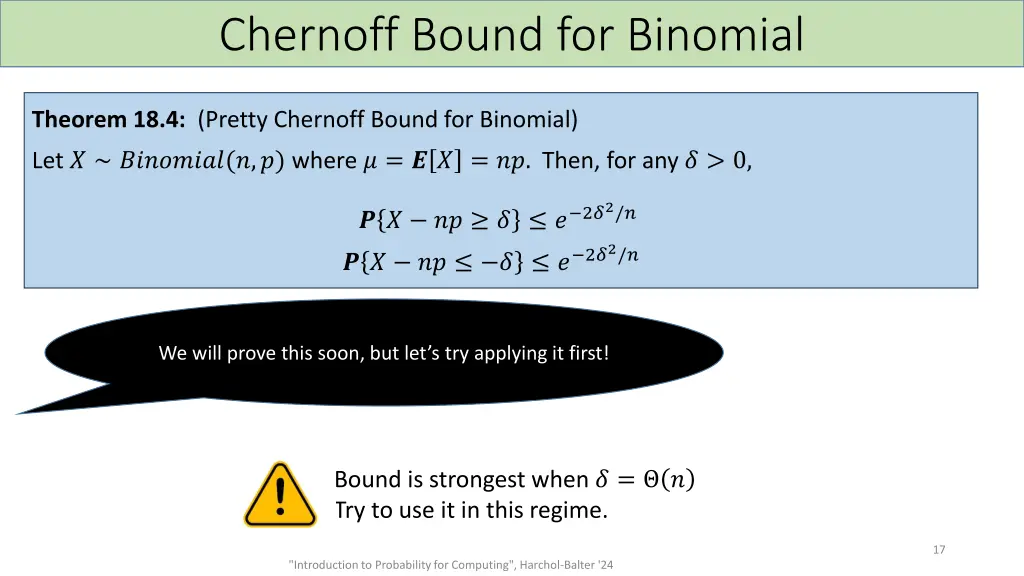 chernoff bound for binomial