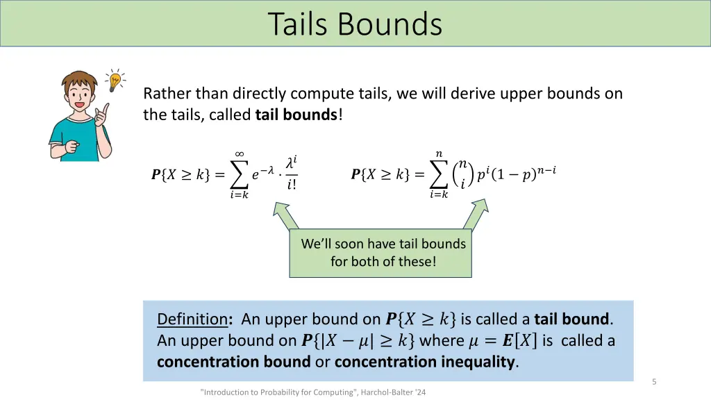 tails bounds