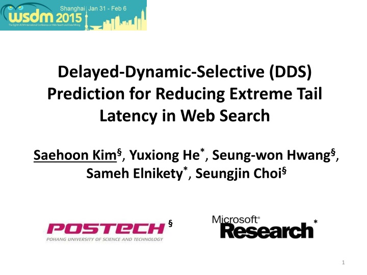 delayed dynamic selective dds prediction