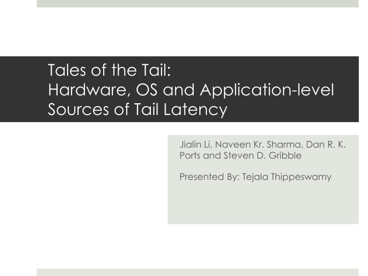 tales of the tail hardware os and application