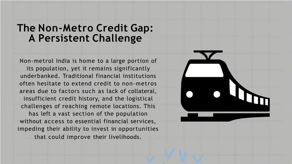 the non metro credit gap a persistent challenge